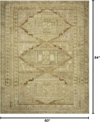 Loloi Magnolia Home by Joanna Gaines Sinclair Collection SIN-02 Khaki/Tobacco - Image 2