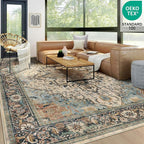 6x9 Machine Washable Area Rug for Living Room, Kids and Pets Friendly for - Image 3