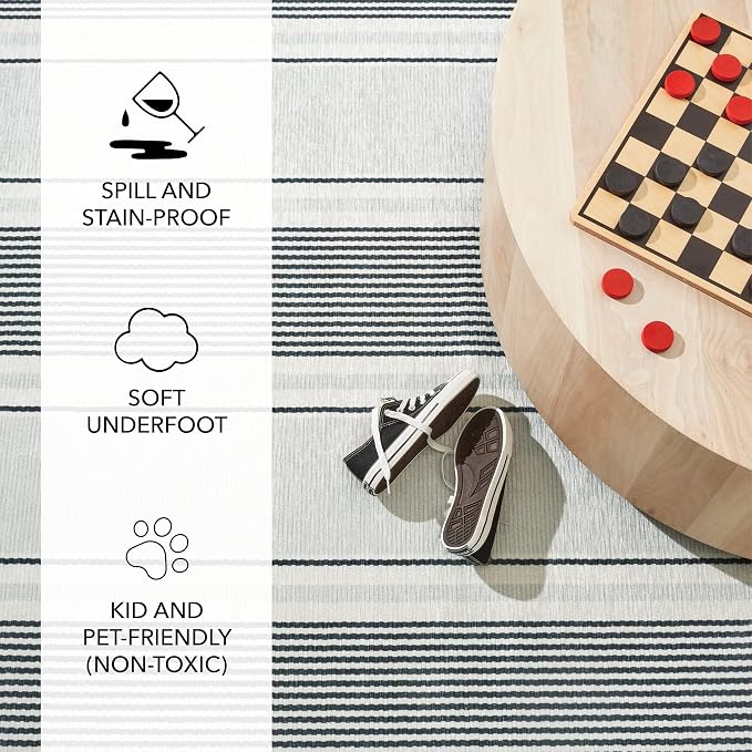 Dash & Albert Gunner Stripe Machine Washable Rug, 2.5 X 8 Feet - Image 4