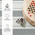 Dash & Albert Gunner Stripe Machine Washable Rug, 2.5 X 8 Feet - Image 4