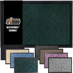 GORILLA GRIP 100% Waterproof All-Season WeatherMax Doormat US Designed Natural by GorillaGrip