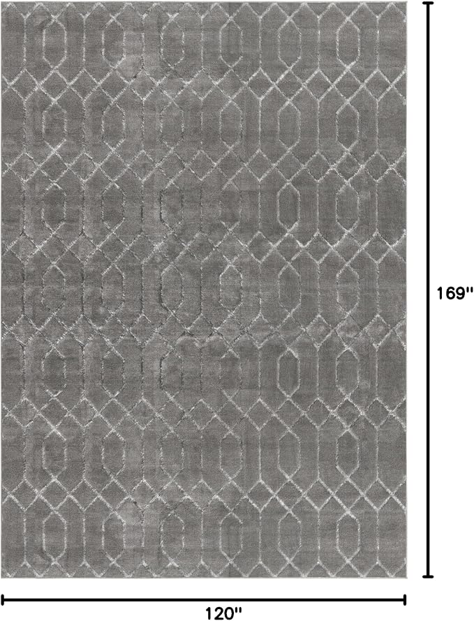 Unique Loom Glam Collection Area Rug - Image 2
