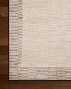 Loloi Chris Loves Julia Calvin Collection CLV-04 Ivory/Pebble 3'-6" x 5'-6" - Image 6