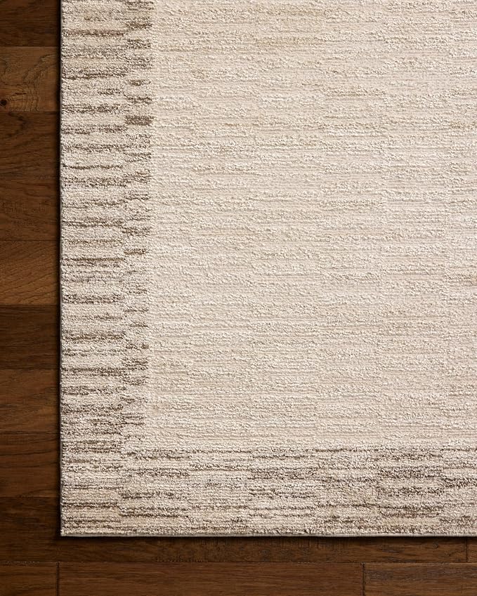 Loloi Chris Loves Julia Calvin Collection CLV-04 Ivory/Pebble 6'-3" x 9'-6" - Image 6