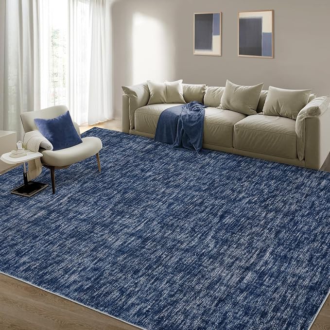 RUGSREAL Washable Area Rug for Bedroom 5x7 Contemporary Dining Room Throw Rug - Image 7