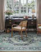 GENIMO 8X10 Area Rugs for Living Room, Machine Washable Vintage Floor Cover - Image 6
