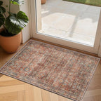 GENIMO 2x3 Area Rugs for Living Room, Machine Washable Non Slip Vintage Rugs by GENIMO