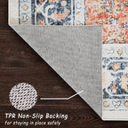 vivorug Runner Rug 2'x7' Washable Non-Slip Boho Runners - Image 9