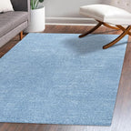 Eyely UES100F-5 Supersoft Haze Solid Low-Pile Indoor Area Rug - Image 7