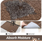 BEQHAUSE Dog Door Mat for Muddy Paws 24"x36" Dirt Trapper Absorbent Doormat Non - Image 3