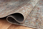 Loloi Chris Loves Julia Jules Collection JUL-05 Lagoon/Brick 5'-0'' x 7'-6'' - Image 10