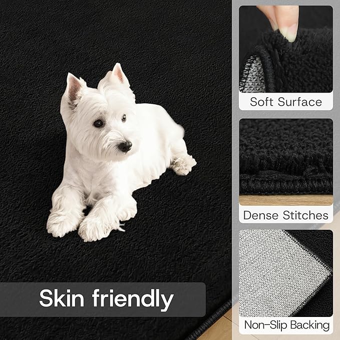 Solid Washable Area Rug - Image 5