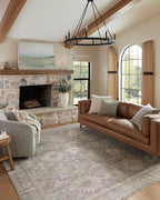 Loloi Magnolia Home by Joanna Gaines Millie Collection MIE-05 Stone/Natural by Loloi