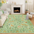 DUKINO 6x9 Rug, Washable Animal Living Room Rug by DUKINO