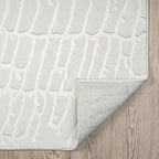 Abani Cream Area Rug for Living Room, Bedroom - Image 7