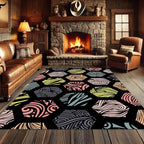 Large Living Room Area Rug 7x10ft, Modern Geometric Rugs, Machine Washable & - Image 2