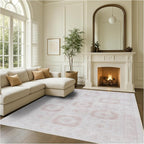 Fame Rugs Turkish Rug. Washable Vintage Oriental Antique Inspired Traditional - Image 9