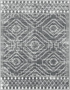 Wonnitar Moroccan 5x7 Washable Rug, Large Grey Area Rug - Image 8