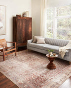 Loloi Layla Collection LAY-11 Cinnamon/Sage 2'-6" x 7'-6" .13" Thick Runner Rug - Image 8