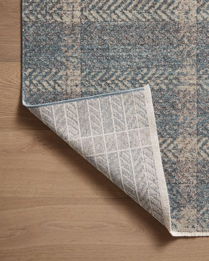 Loloi Angela Rose Ember Collection EMB-03 Blue/Beige 11'-6" x 15'-7" Area Rug - Image 5