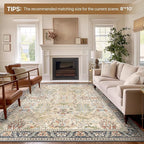 Bavni 5x7 Washable Area Rug Clearance - Image 8