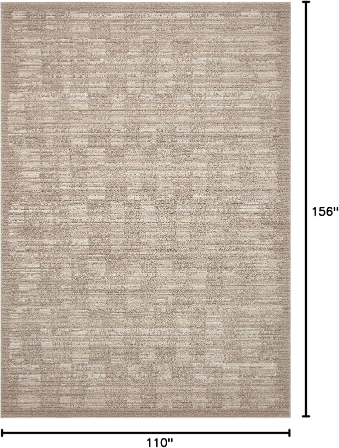 Loloi Darby Collection DAR-07 Pebble/Sand 9'-2" x 13' Area Rug - Image 2