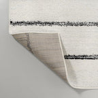 JONATHAN Y Williamsburg Minimalist Stripe Cream/Black Indoor Area Rug, - Image 9