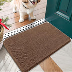 OLANLY Dog Door Mat for Muddy Paws 24x16, Absorbs Moisture and Dirt, Absorbent by OLANLY