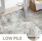GENIMO Washable Area Rugs for Living Room, 10x14 Modern Non Slip Rugs, Low Pile - Image 7