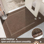 BEQHAUSE Dog Door Mat for Muddy Paws 36"x60" Dirt Trapper Absorbent Doormat Non - Image 7