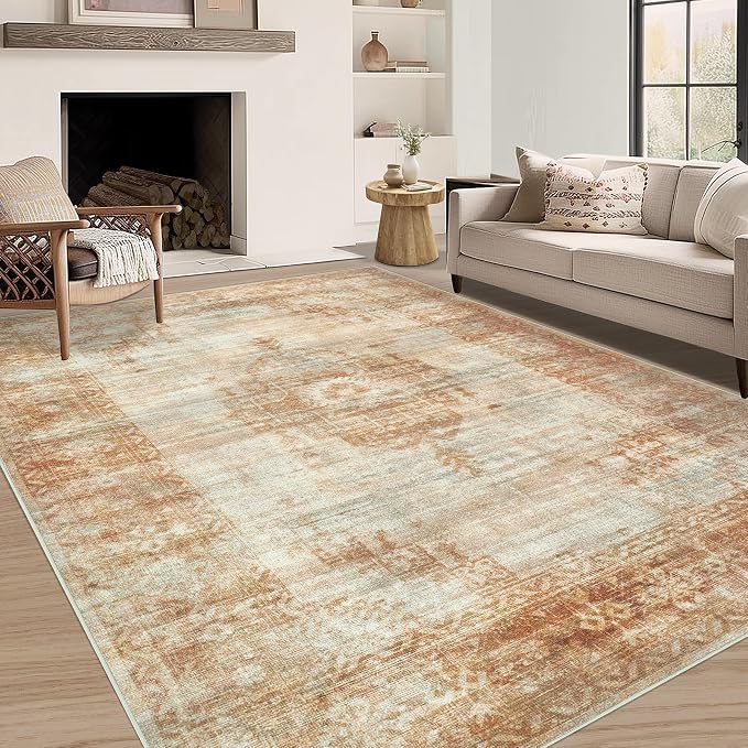 Vintage Living Room Area Rug - Image 7