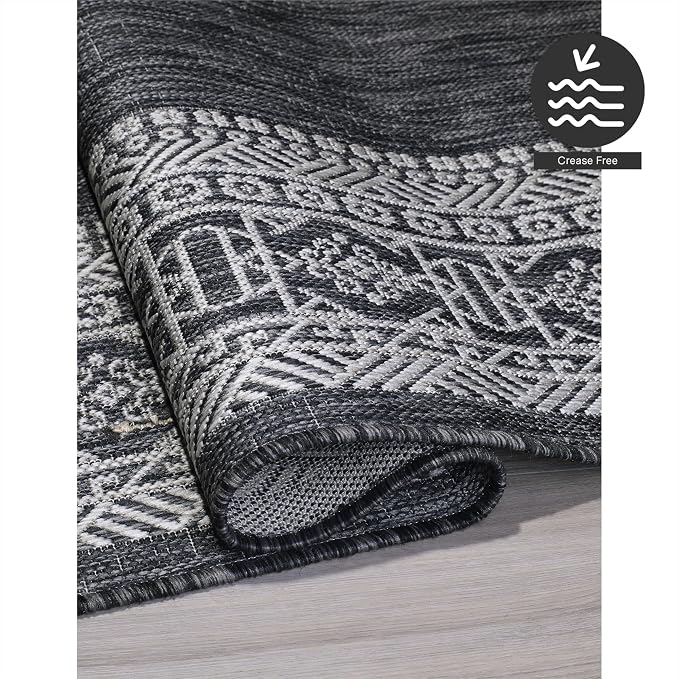 FH Home Flat Woven Outdoor Rug - Image 3
