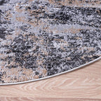 Rugs.com Leipzig Collection Round Rug – 7 Ft Round Beige Low-Pile Rug Perfect - Image 6