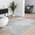 Abani Grey Area Rug for Living Room, Bedroom - Image 2