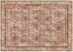 Phantoscope Washable Area Rug 5'x7' Non-Slip, Vintage Neutral Xmas Rugs - Image 3