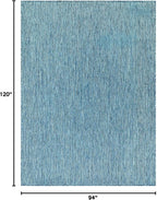 Beverly Rug Indoor Outdoor Rug 8x10, Washable Outside Carpet - Image 2