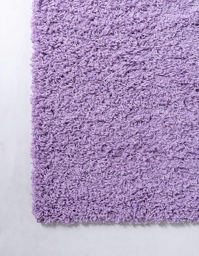 Unique Loom Solid Shag Collection Area Rug - Image 9