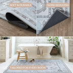 Fame Living Cream Beige Oushak Runner Rug, Modern Runners, Small Rug, Short - Image 5