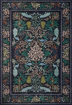 Loloi Rifle Paper Co. Canopy Collection CNP-05 Charcoal 2'-0" x 3'-0" Accent Rug - Image 2