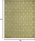 Nourison Home Nourison Essentials Green Ivory 8' x 10' Area Rug - Image 2