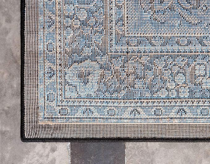 Unique Loom Reza Collection Traditional Persian Style Area Rug, 9 x 12 ft - Image 9