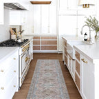 Washable Area Rug. Modern Farmhouse. Vintage. Turkish. Bohemian. Distressed. - Image 2