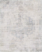 Light Blue Farmhouse Area Rug for Bedroom - Image 8