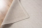 CAMILSON Indoor and Outdoor Runner Rug Off-White Herringbone Seagrass Boho - Image 7