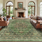 9x12 Large Area Rugs for Living Room Ultra-Soft Washable Rug Vintage Distressed by NakedCloud