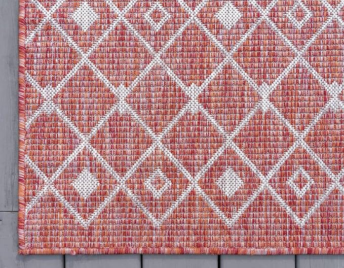 Unique Loom Outdoor Trellis Collection Area Rug - Image 8