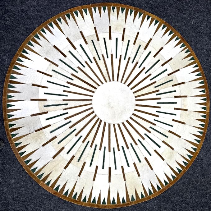 Sn Alef Home Round Designer Rug - Image 3