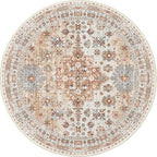 zesthome 9ft Round Rugs for Living Room, Non-Slip Washable Round Area Rugs - Image 2