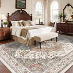 8x10 Area Rugs for Living Room Ultra-Soft Washable Rug Vintage Distressed Boho - Image 3