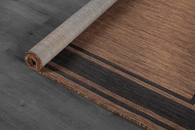 Beverly Rug Large Outdoor Rug 10x14 Modern Bordered Area Rugs - Image 7